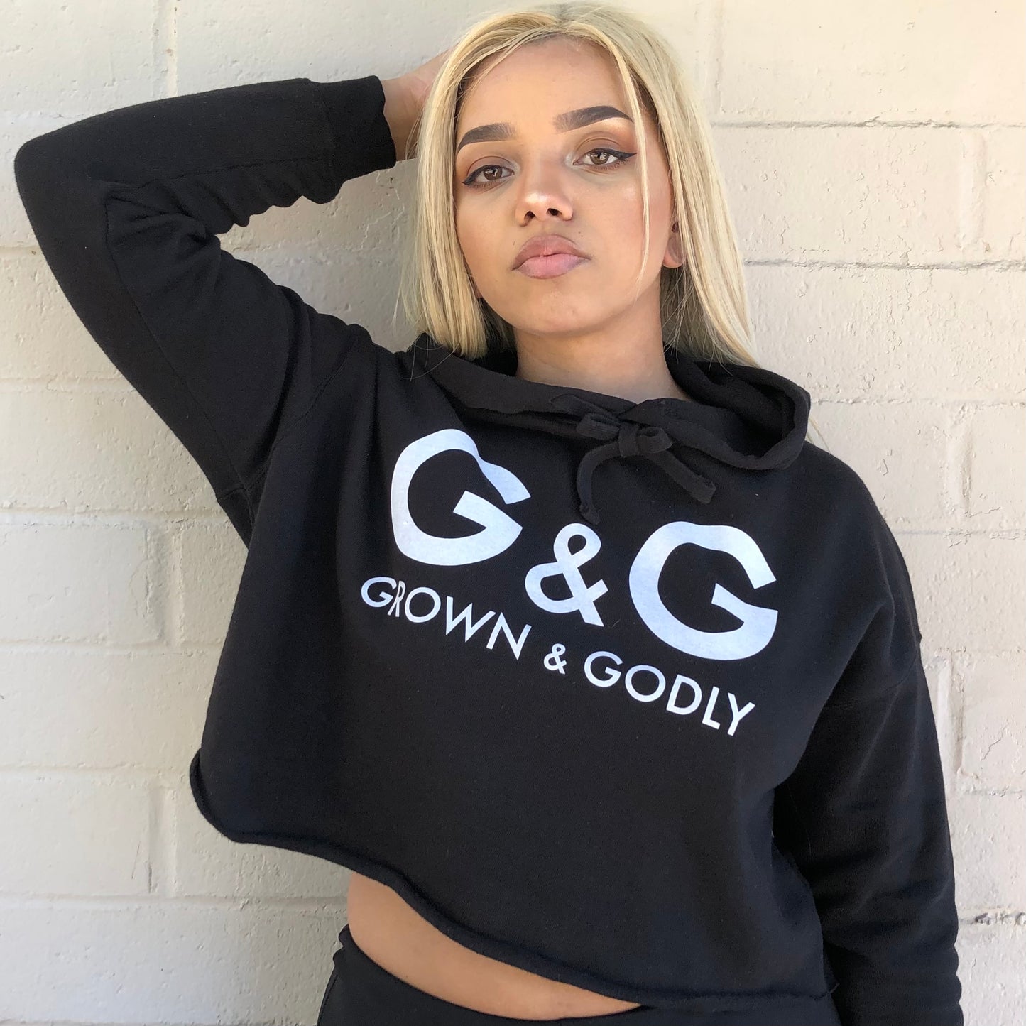 Long Sleeve Crop Hoodie